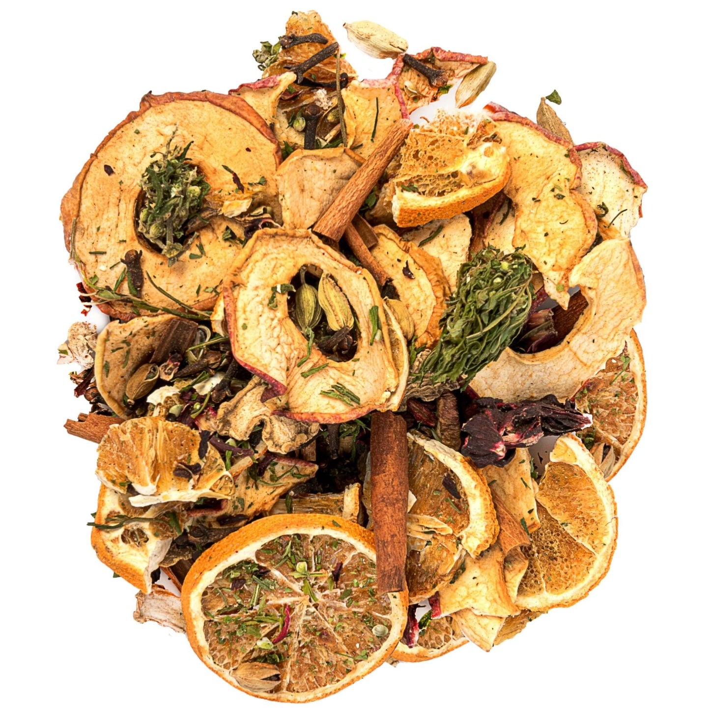 Herbata konopna zimowa pomarańcza jabłko cynamon imbir goździk kardamon 50 g